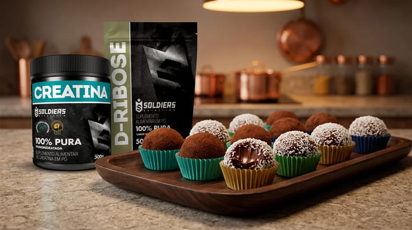Brigadeiro Proteico com Creatina e D-Ribose