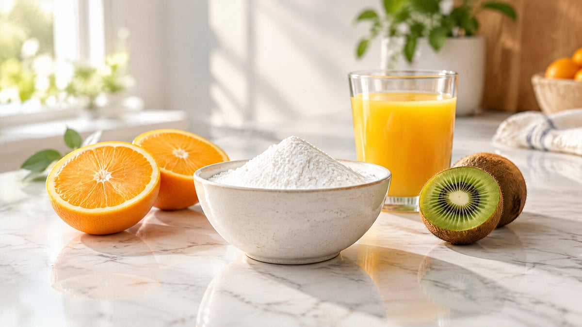 Colágeno com vitamina C: o que a combinação significa de verdade