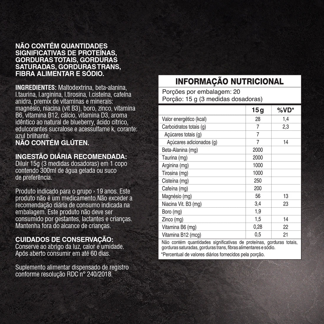 Pré-Treino Evolution Pré Workout - 300g - 20 Doses