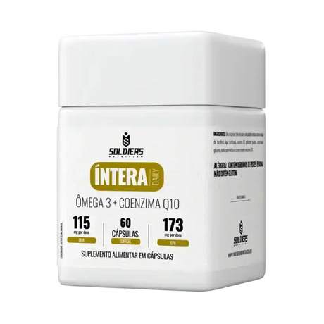 Ômega 3 + Coenzima Q10 Íntera Daily Coração e Energia - Soldiers Nutrition