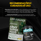 Kit Hipercalórico Army Super Mass 3kg + Creatina Monohidratada Pote 300g 5