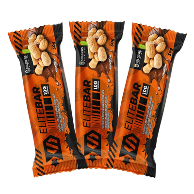 Kit: Elitebar 30g Barra De Proteína 3Un - Soldiers Nutrition