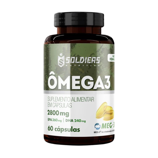 Ômega 3 60 Caps - 2800mg - Soldiers Nutrition