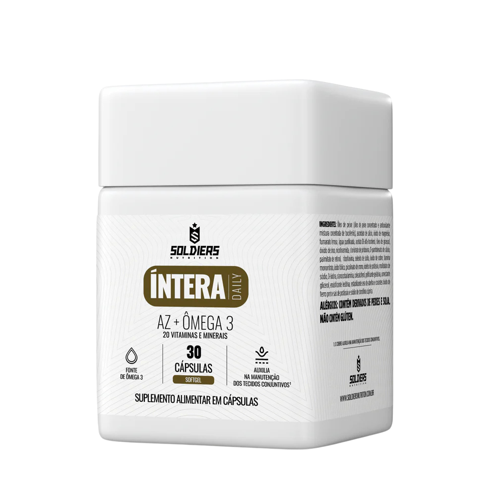 Multivitamínico AZ + Ômega 3 30 Cáps - Íntera Daily