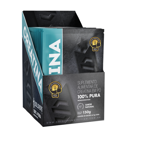 Creatina Monohidratada 100% Pura Sachês 5g - 30Un