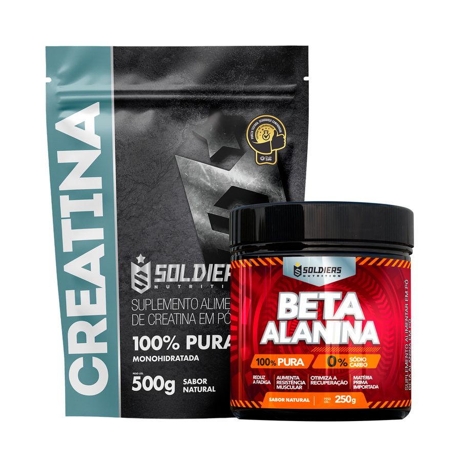 Kit Beta Alanina 250g + Creatina Monohidratada 500g