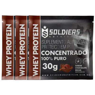 Kit Sachês Whey Protein Concentrado 30g