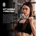 Kit Creatina Monohidratada 1Kg + Taurina 500g 2