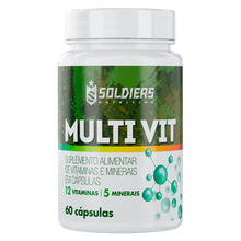 Multivitamínico 12 Vitaminas e 5 Minerais - 60 Cáps