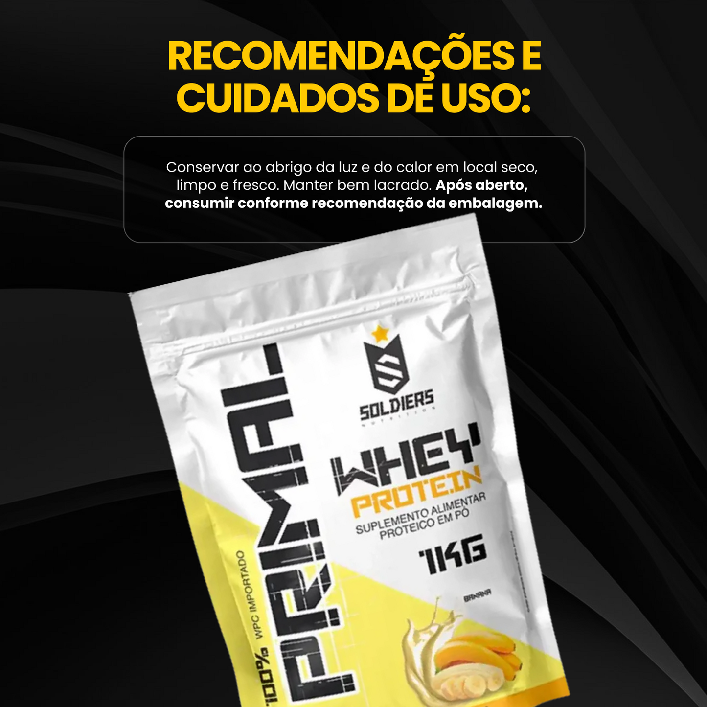 Whey Protein Primal 1Kg - Banana
