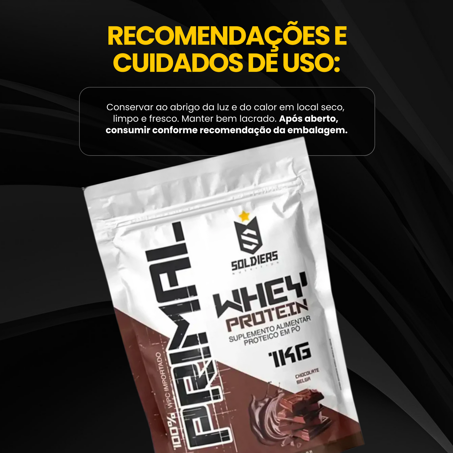 Whey Protein Primal 1Kg - Chocolate Belga
