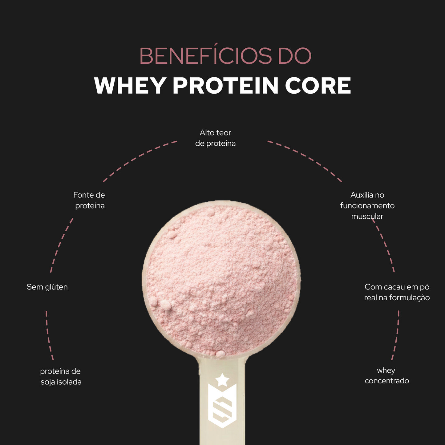 Whey Core Protein Proteínas Pó 900g 30 Doses - Soldiers Nutrition