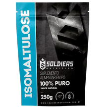 Embalagem de isomaltulose em pó 100% puro, suplemento alimentar, sabor natural, 250g.