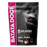Embalagem de batata doce em pó 100% pura, 1kg, sabor natural, suplemento alimentar.