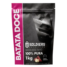 Embalagem de batata doce em pó 100% pura, 1kg, sabor natural, suplemento alimentar.