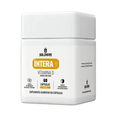 Vitamina D Íntera Daily Imunidade e Saúde Óssea - Soldiers Nutrition