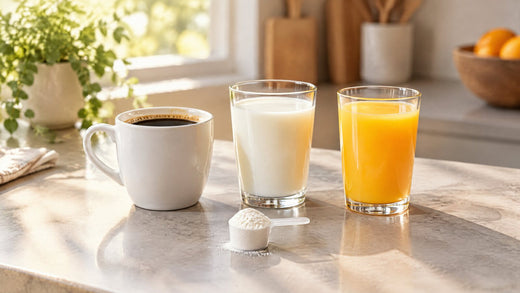 Creatina com café, leite ou suco: o que muda em cada um