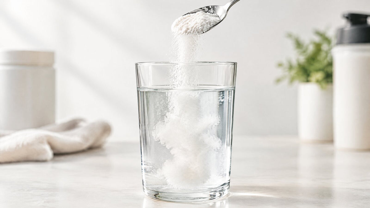 Creatina micronizada: o que é e o que muda no copo