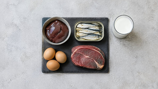 Alimentos ricos em vitamina B12: fígado, peixes, carnes, ovos e leite em números