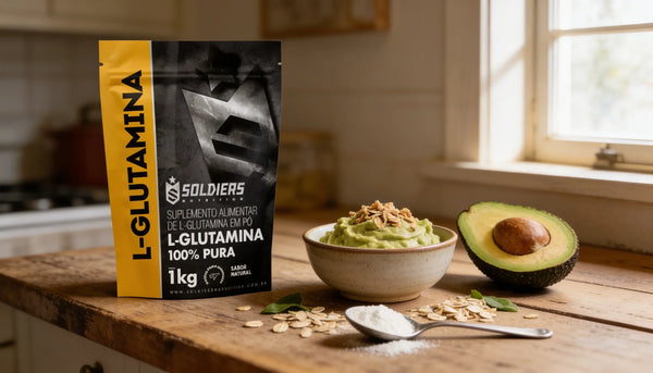 Creme de Abacate com L-Glutamina Soldiers Nutrition