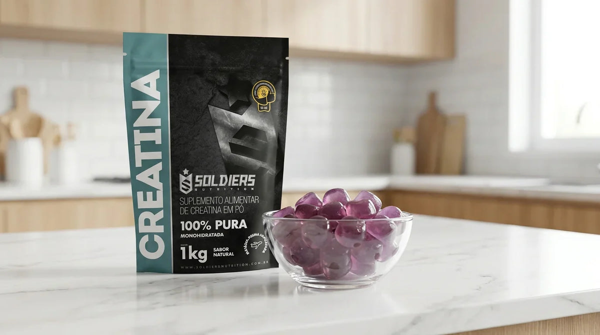 Gummy de Creatina com Suco de Uva e Limão Siciliano