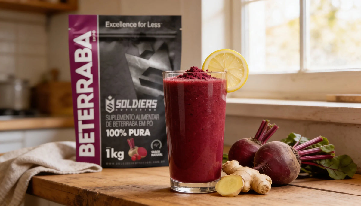 Smoothie Pré-Treino de Beterraba