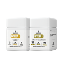 Kit Vitamina D 60 Cáps + Ômega 3 Com Coenzima Q10 60 Cáps - Íntera Daily