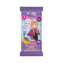 Barrinha de Banana Sem Açúcar Sabor Uva 20g - Like Kids