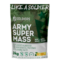 Hipercalórico Army Super Mass 3Kg - Soldiers Nutrition