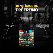 Pré-Treino Evolution Pré Workout 300g - Limonada Suiça
