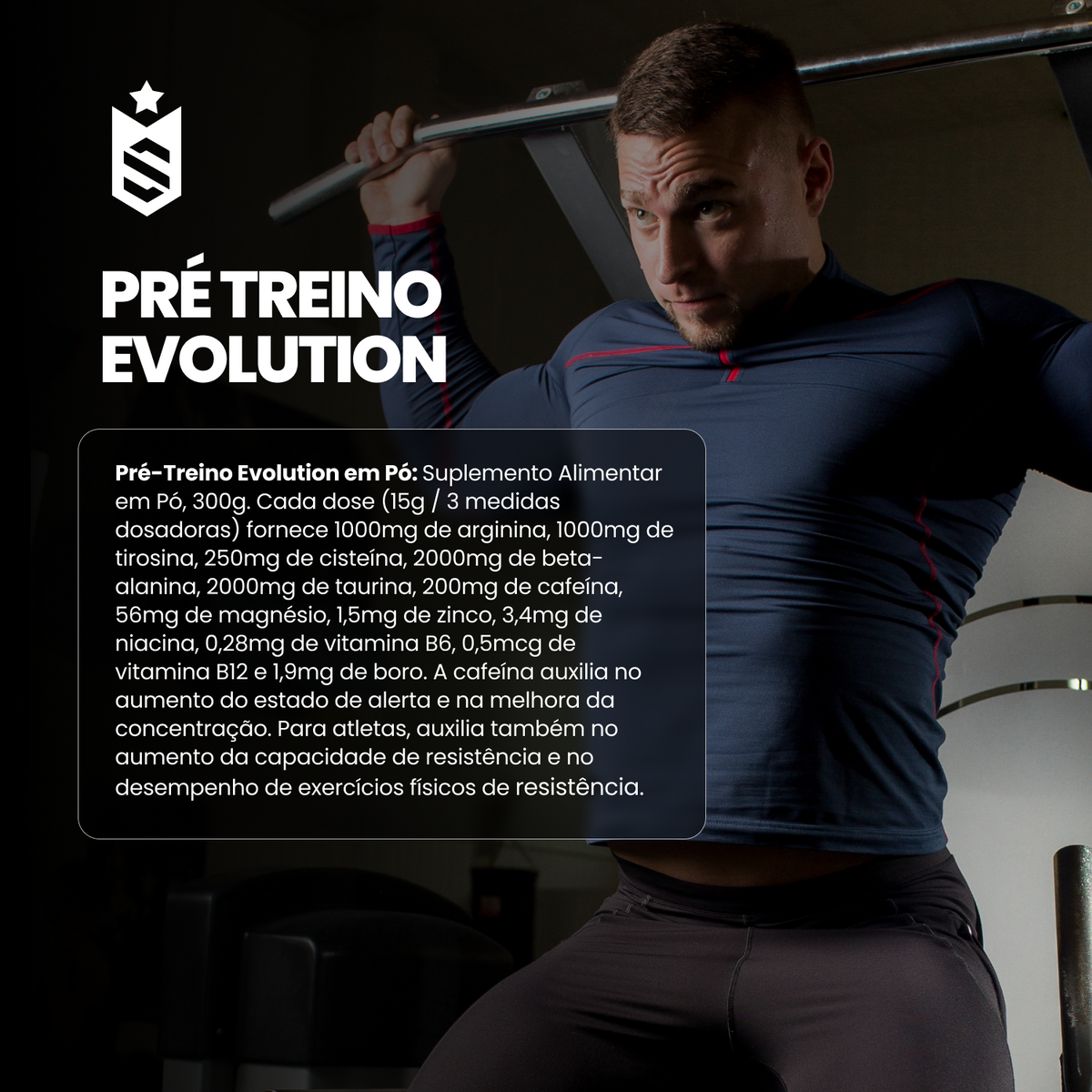 Pré-Treino Evolution Pré Workout 300g - Limonada Suiça