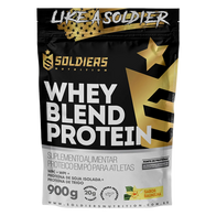 Whey Blend Protein Concentrado e Isolado - 900g - Soldiers Nutrition