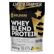 Whey Blend Protein Concentrado e Isolado - 900g - Soldiers Nutrition