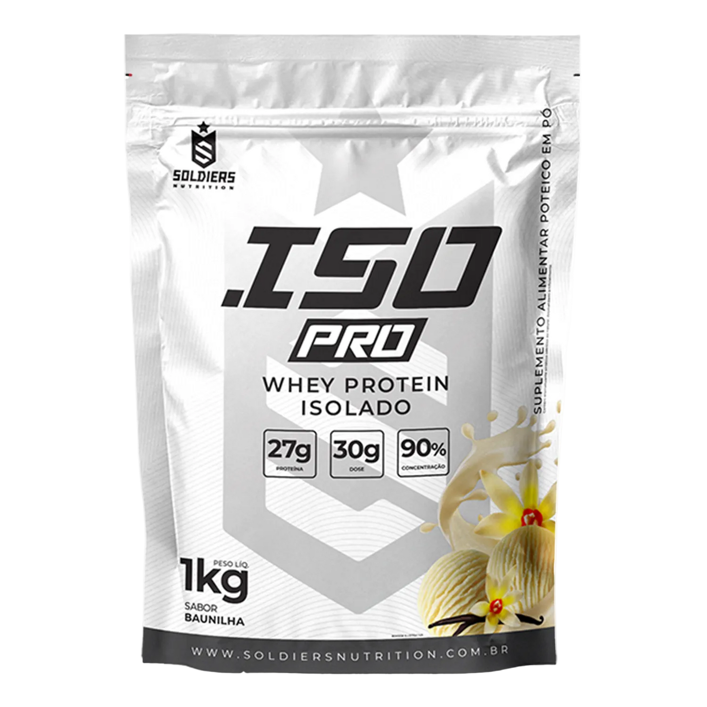 ISO PRO Whey Protein Isolado 1kg - Soldiers Nutrition