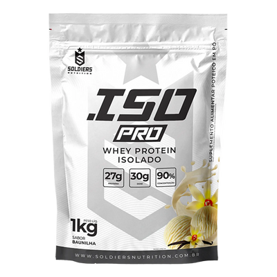 ISO PRO Whey Protein Isolado 1kg - Soldiers Nutrition
