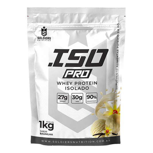 ISO PRO Whey Protein Isolado 1kg - Soldiers Nutrition