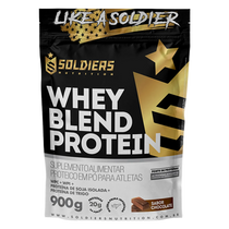 Whey Blend Protein Concentrado e Isolado - 900g - Soldiers Nutrition