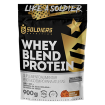 Whey Blend Protein Concentrado e Isolado - 900g - Soldiers Nutrition