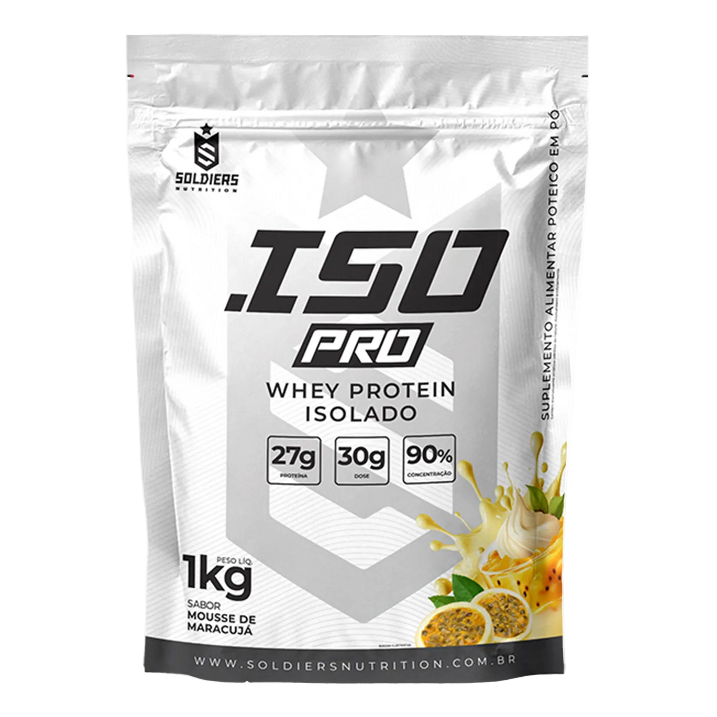 ISO PRO Whey Protein Isolado 1kg - Soldiers Nutrition