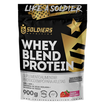 Whey Blend Protein Concentrado e Isolado - 900g - Soldiers Nutrition