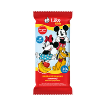 Barrinha de Banana Sem Açúcar Sabor Maça 20g - Like Kids