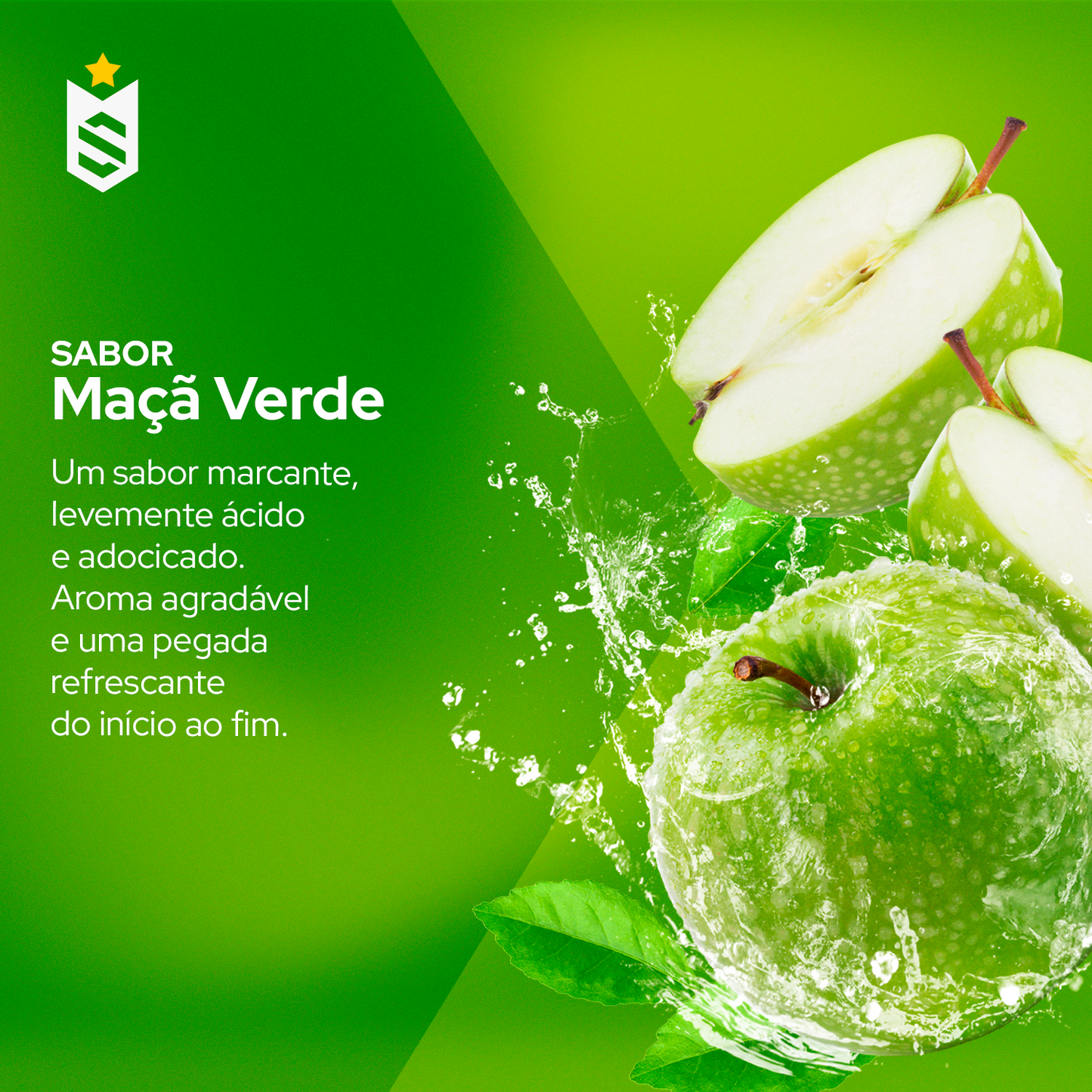 Pré-Treino Flames Maça Verde 200g - Soldiers Nutrition