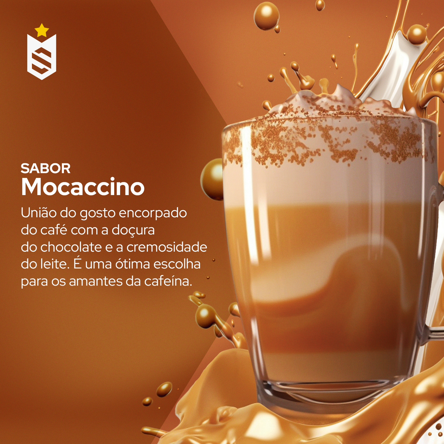 Whey Protein Concentrado Mocaccino 1Kg - Soldiers Nutrition
