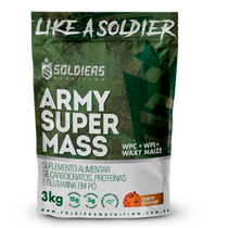 Hipercalórico Army Super Mass 3Kg - Soldiers Nutrition