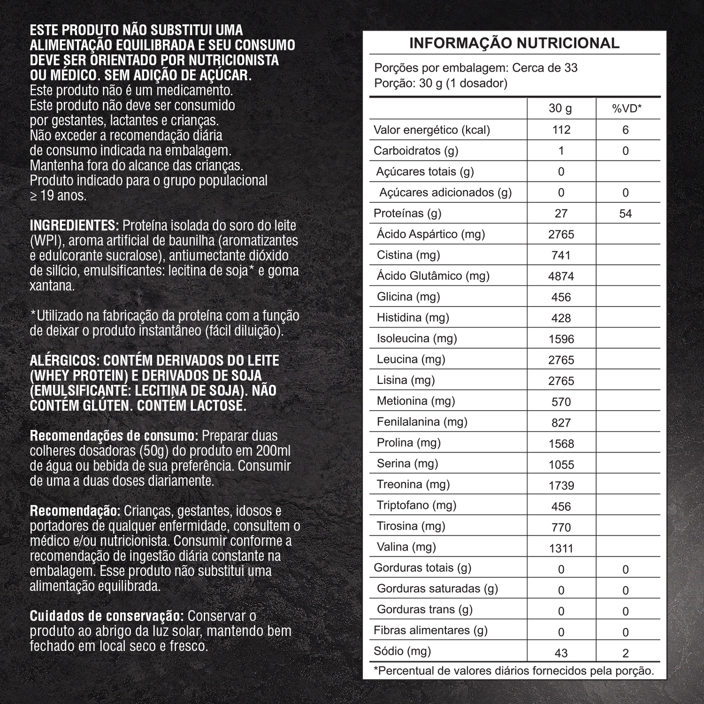 ISO PRO Whey Protein Isolado 1kg - Soldiers Nutrition