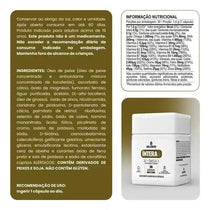 Embalagem de suplemento alimentar INTEGRA A-Z Ômega 3 com 30 cápsulas, ingredientes e informações nutricionais em destaque.