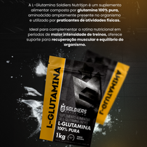 L-Glutamina 100% Pura - 500g