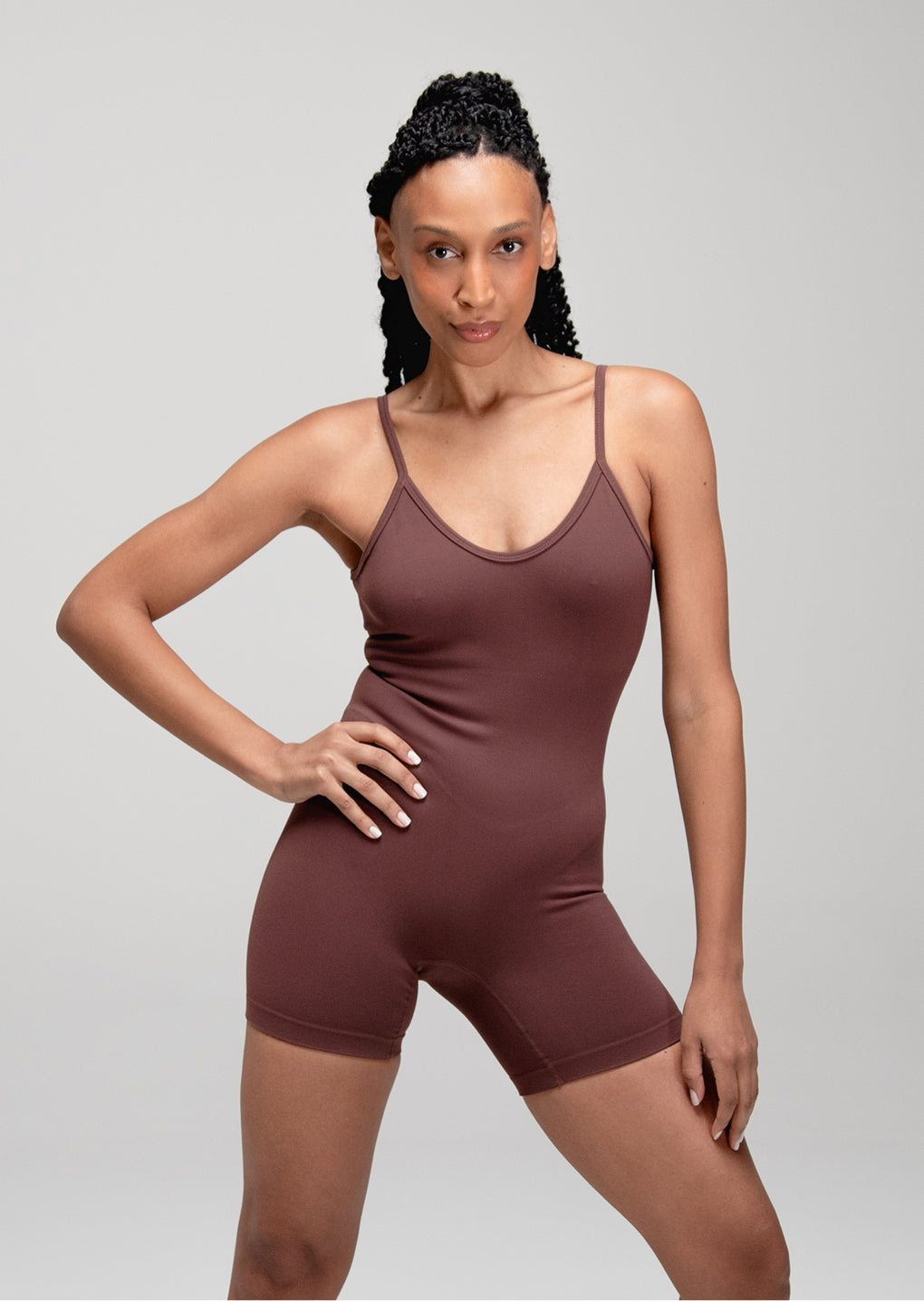 Macaquinho Ease Seamless Marrom