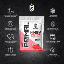 Whey Protein Primal 1Kg - Morango