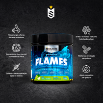 Pré-Treino Flames Maça Verde 200g - Soldiers Nutrition